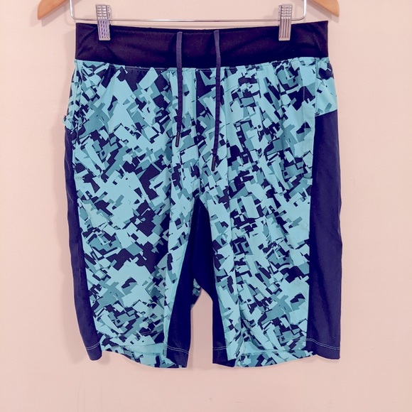 Lululemon Mens T.H.E. Short 11"  Tip Top Arctic Teal Hero Blue M - Picture 4 of 15